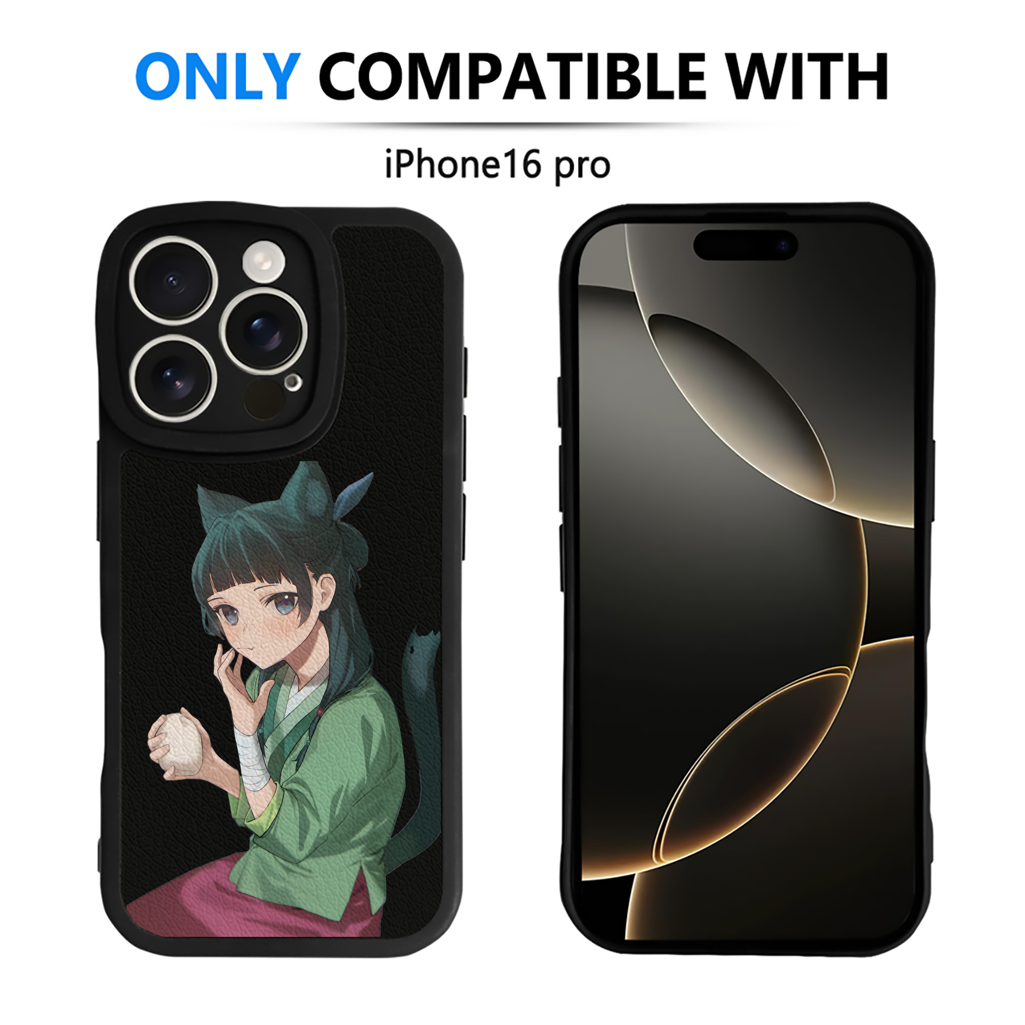 薬屋のひとりごと The Apothecary Diaries 【iPhone 16シリーズ対応】シリコンスマホケース（レザー調） 材質：シリコン